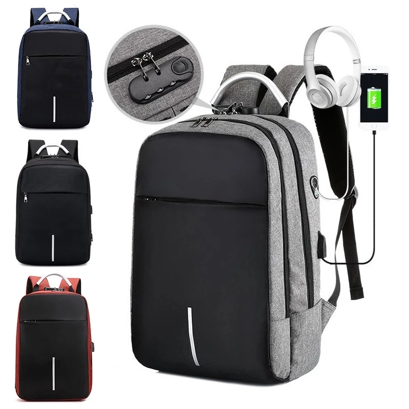 2020 New Anti-theft Travel Backpack with USB Charging Port 1