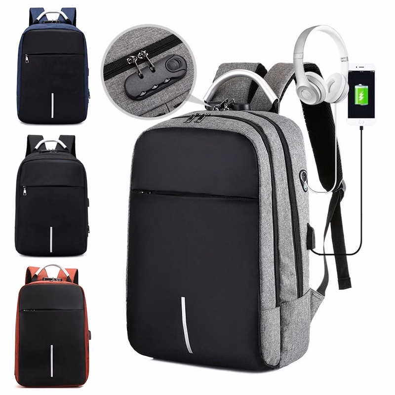 2020 New Anti-theft Travel Backpack with USB Charging Port