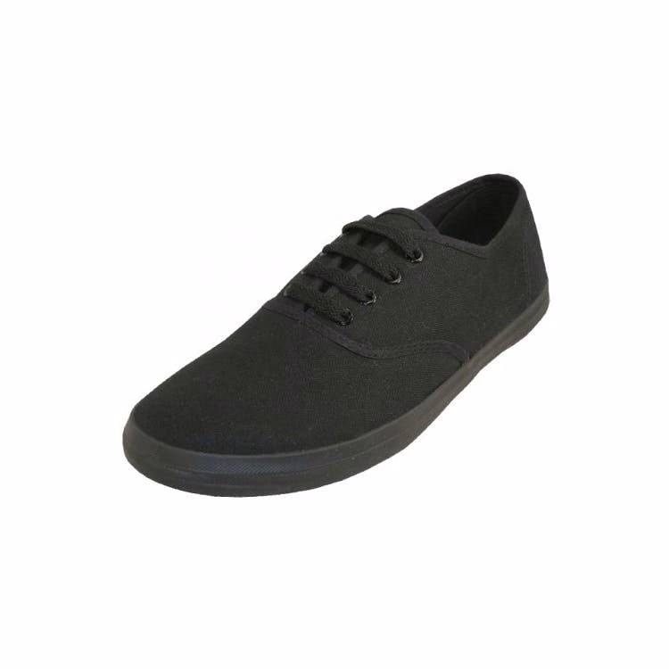 Women's Canvas Shoes - Black Sizes 6-11