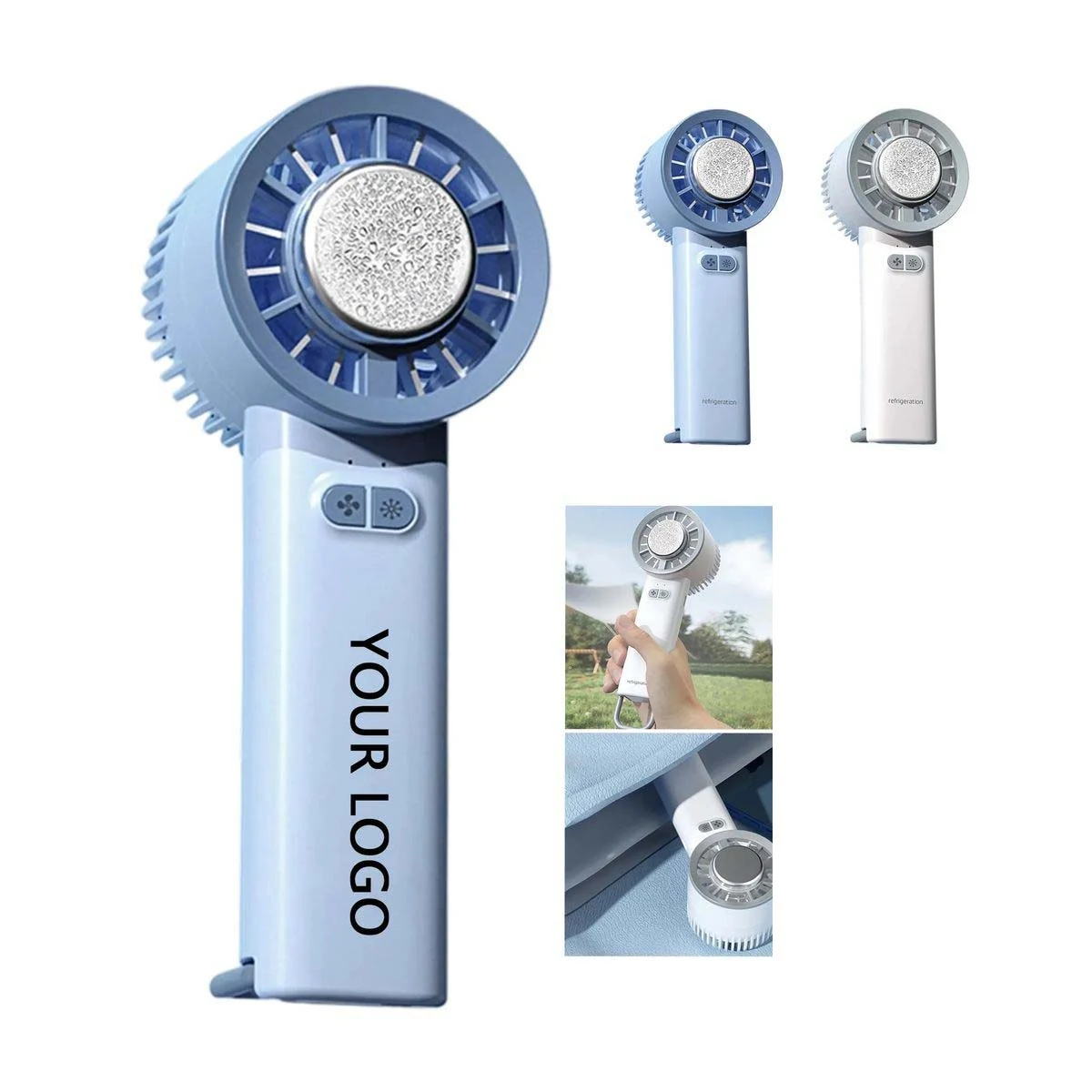Compact Cooling Fan with Desktop Stand Design 1