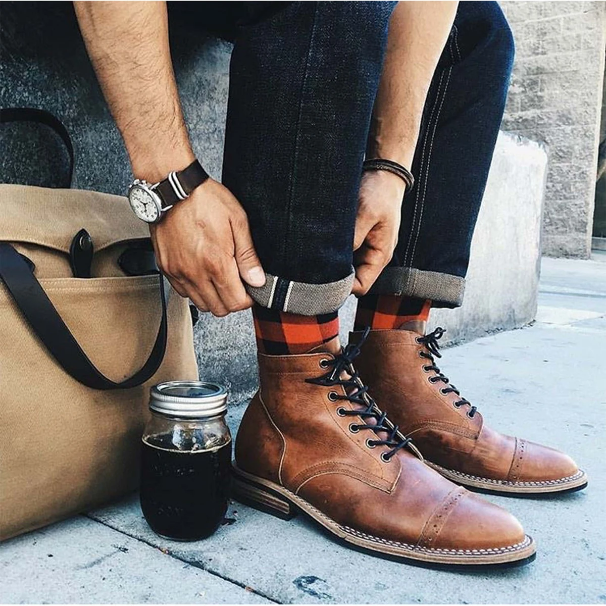 Custom Business Socks - Professional Footwear for the Modern Workplace - American Made 1