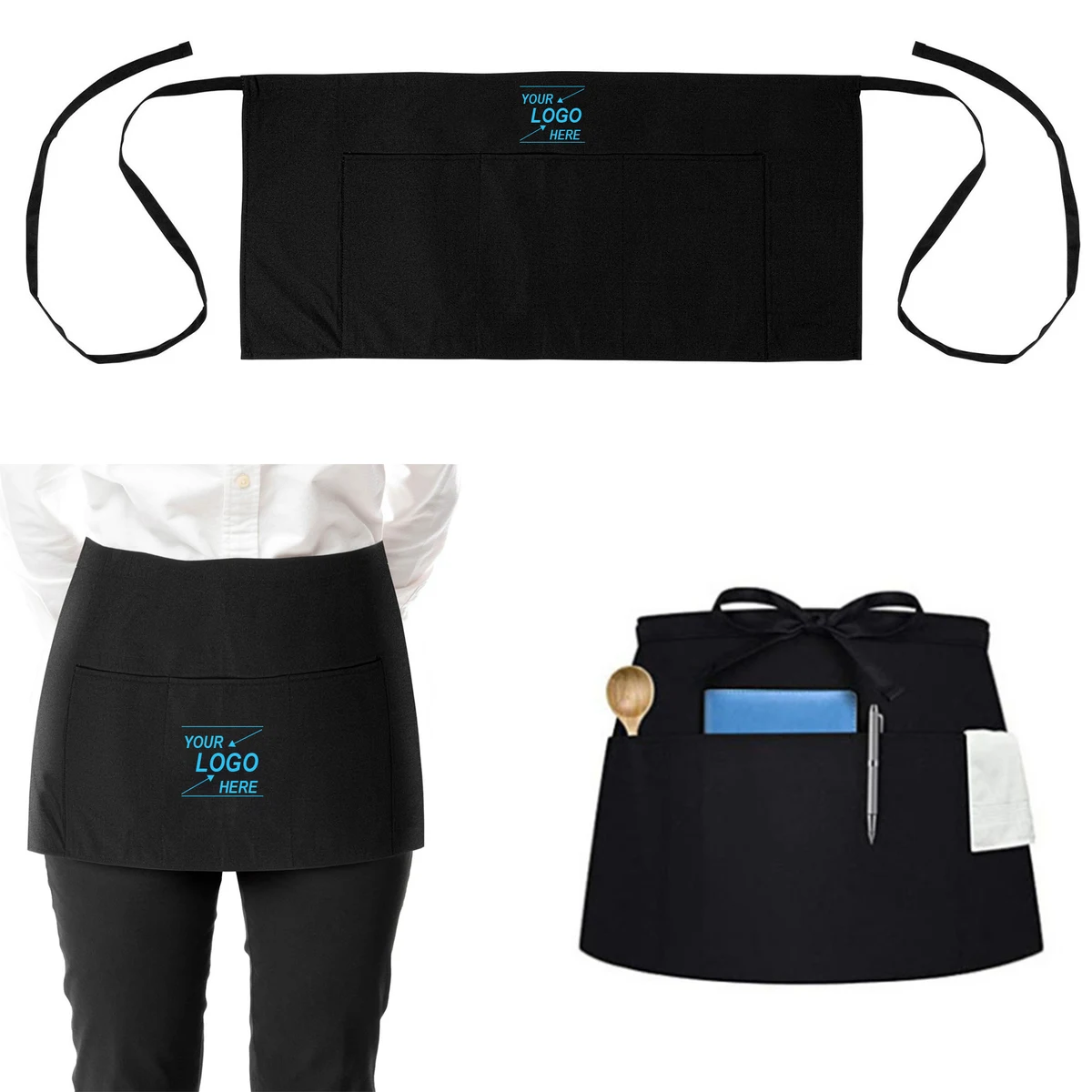 Three-Pocket Custom Waist Apron 1