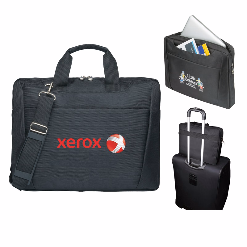 14.1" Manhattan Slim Laptop Briefcase