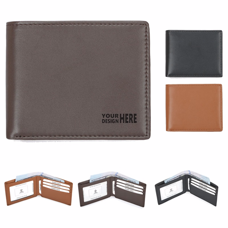 Men's Microfiber Leather Wallet