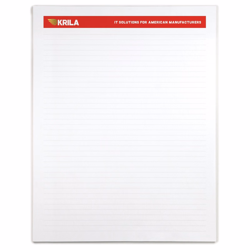 8.5" x 11" Scratch Pad - 25 Sheet No Bleed