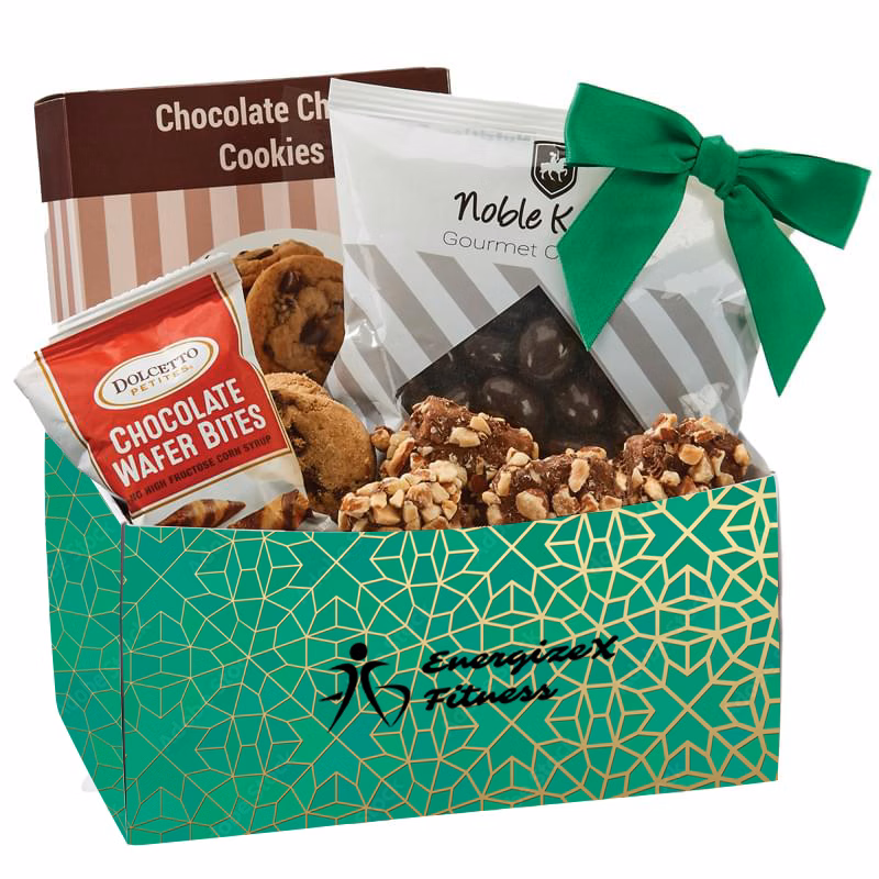 Custom Printed Caddy with Chocolate Treats