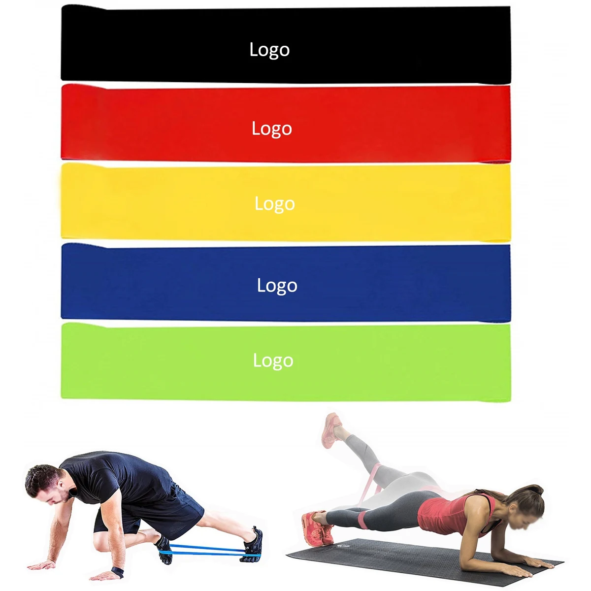 Yoga Latex Tension Resistance Bands For Fitness Exercise 1