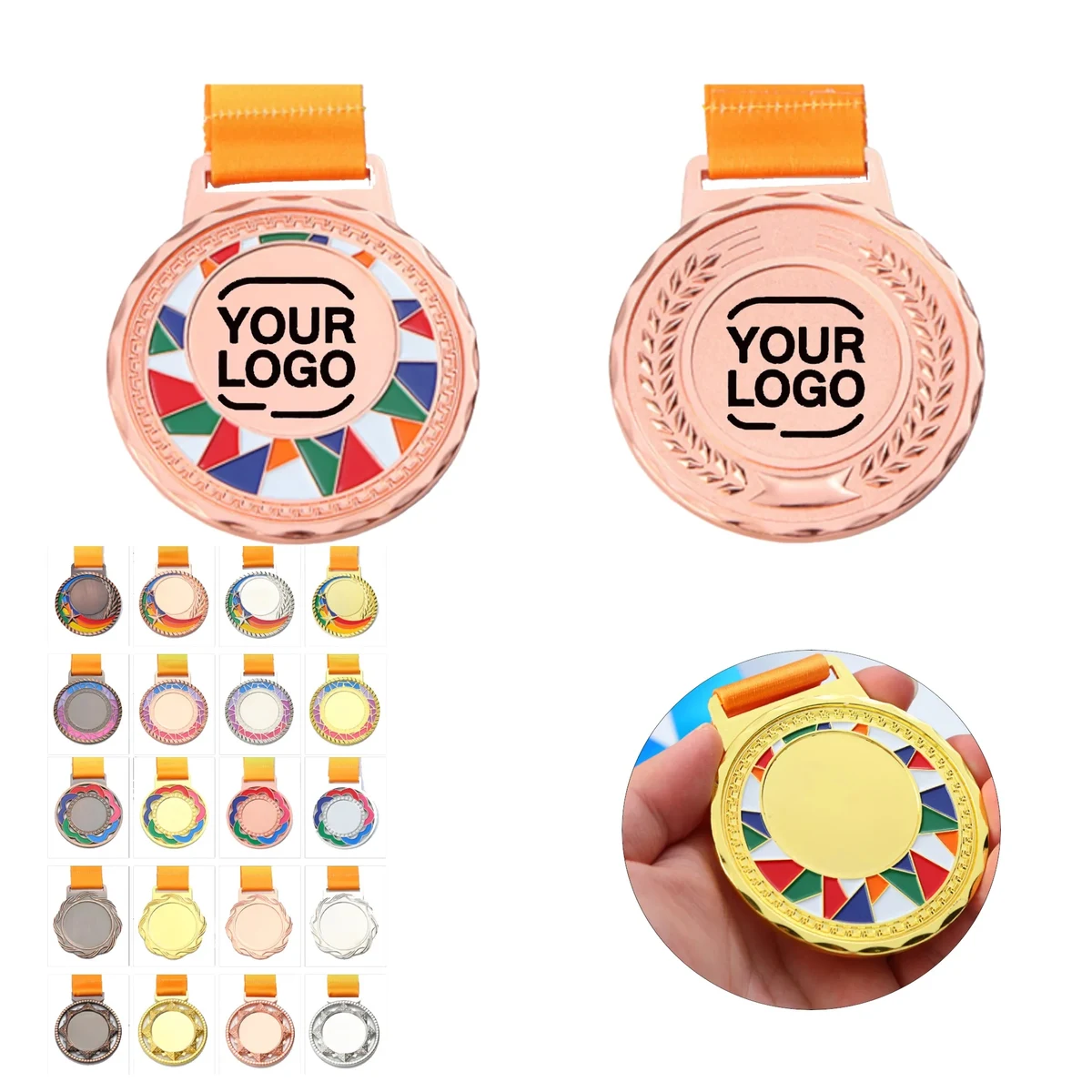 Custom Metal Circular Medal Award 1