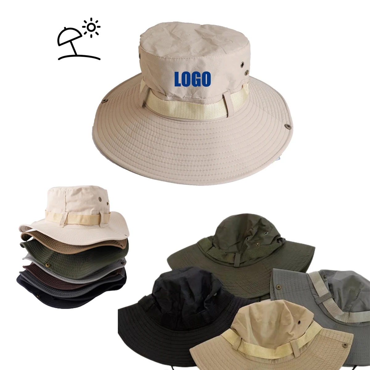 Wide Brim Outdoor Fishermen Hats 1