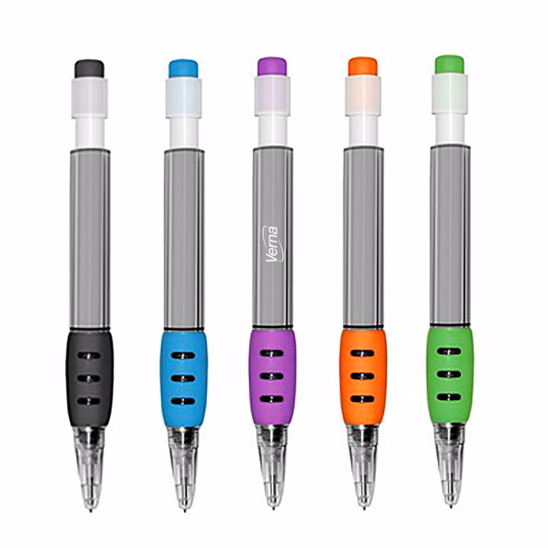 Mini Plastic Mechanical Pencil w/ Rubber Grip