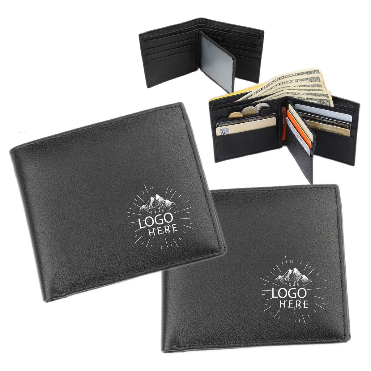 Retro Leather Bi-Fold Wallet 1