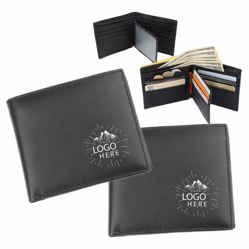 Retro Leather Bi-Fold Wallet