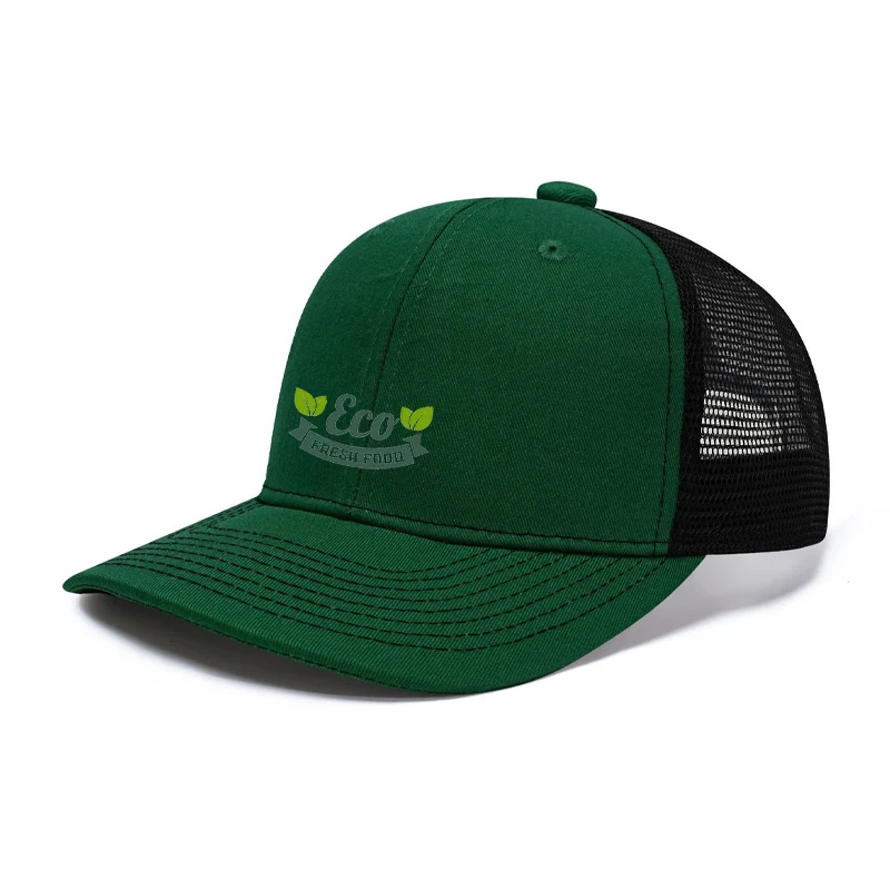 Embroidery Snapback Trucker Cap 1