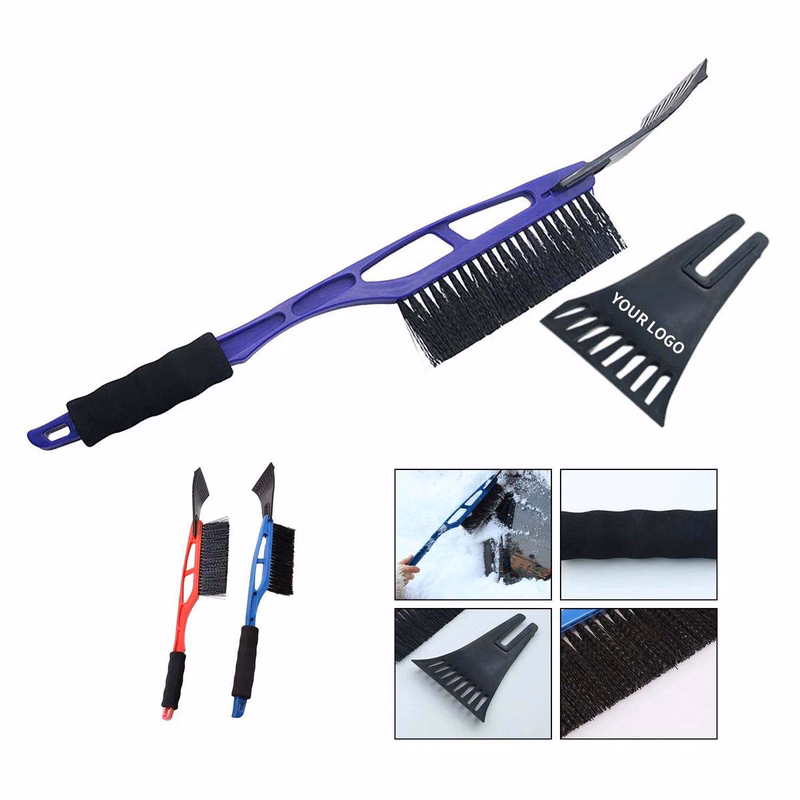 Windshield Ice Scraper with Snow Removal Brush
