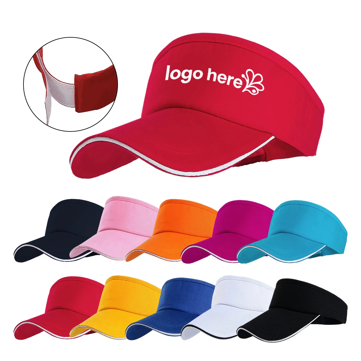 Breathable Outdoor Sun Block Visor Cap 1
