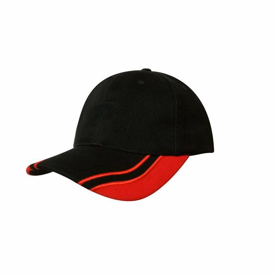 Brushed Heavy Cotton with Curved Peak Inserts