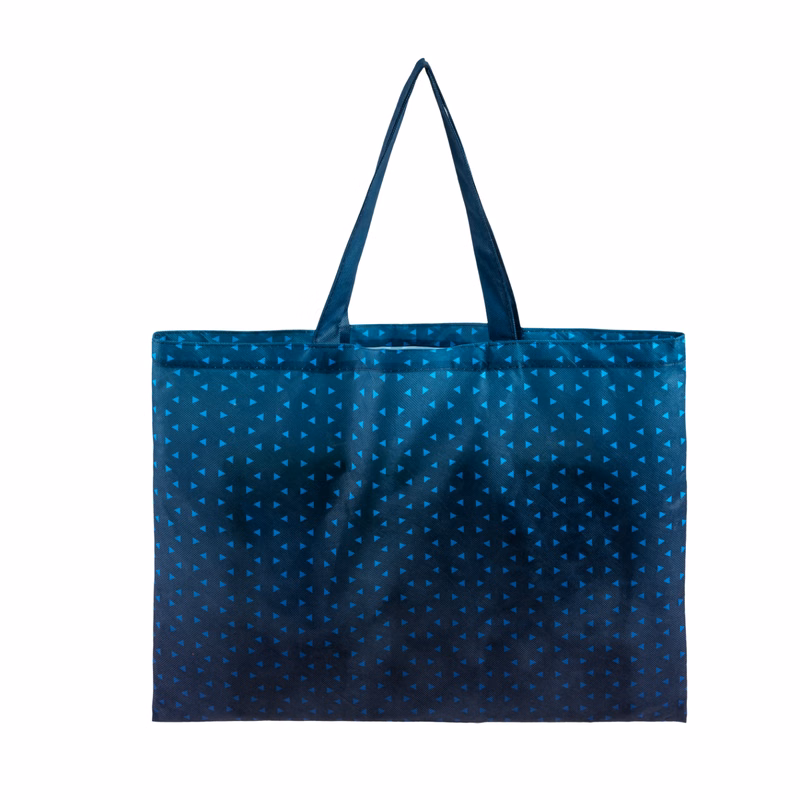 Sublimated PET Non-Woven Flat Convention Tote Bag (18" x 14")
