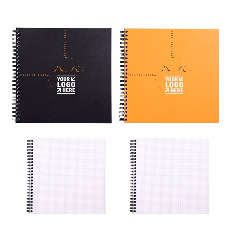 8.25" x 8.25" 160 Pages Graph Reverse Standard Notebook