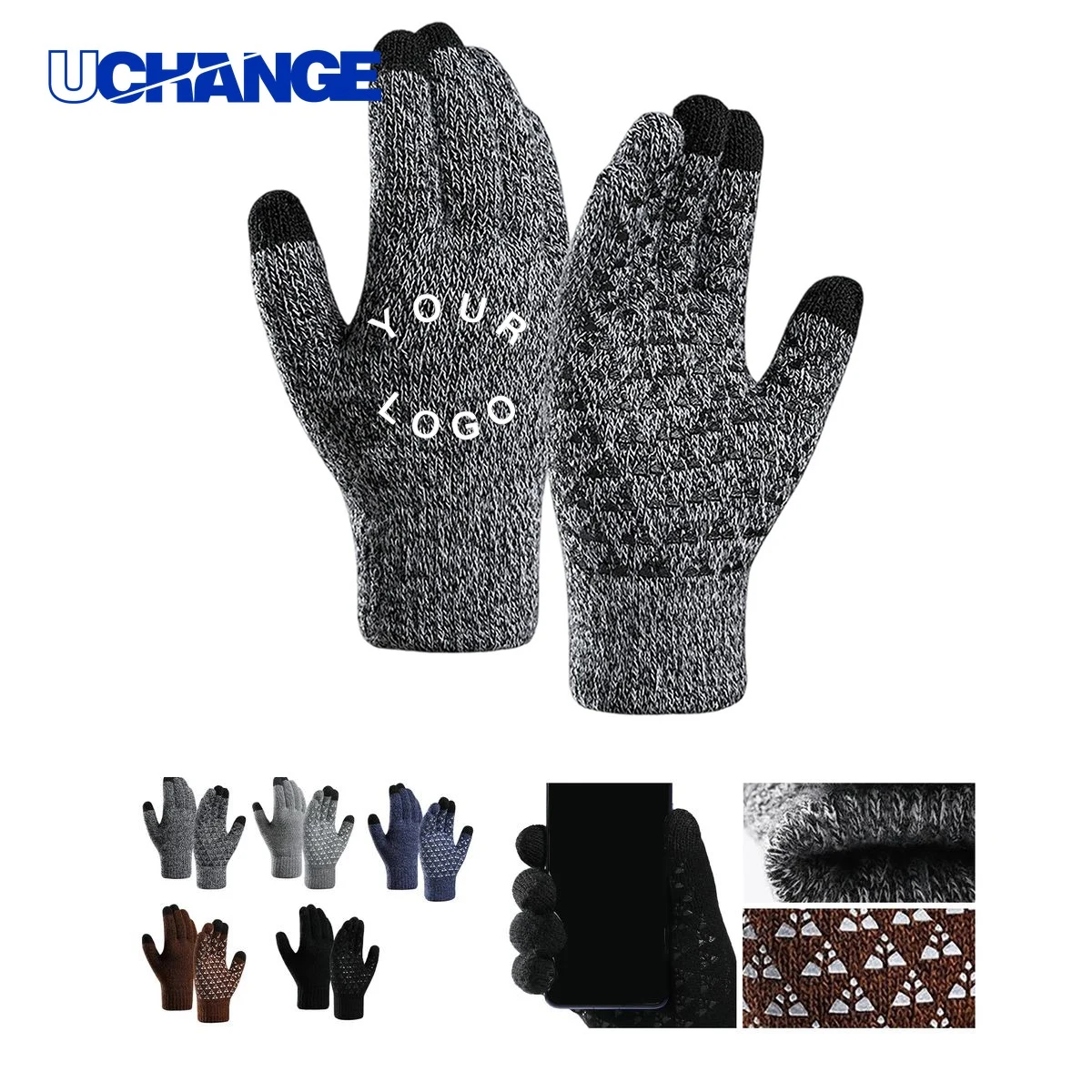 7.9 Inch Warm Gloves Pair for Smartphone Use 1