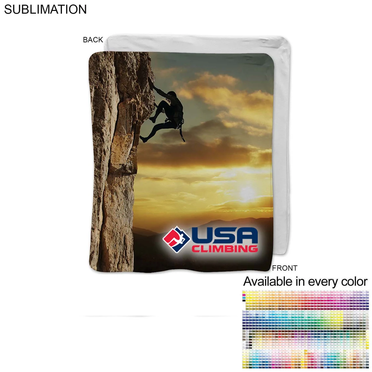 Ultra Soft and Smooth Microfleece Blanket, 50x60, Sublimated Edge to Edge 1 side 1