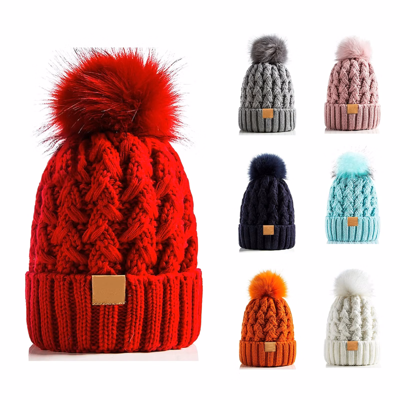 Beanie Hat with Pom