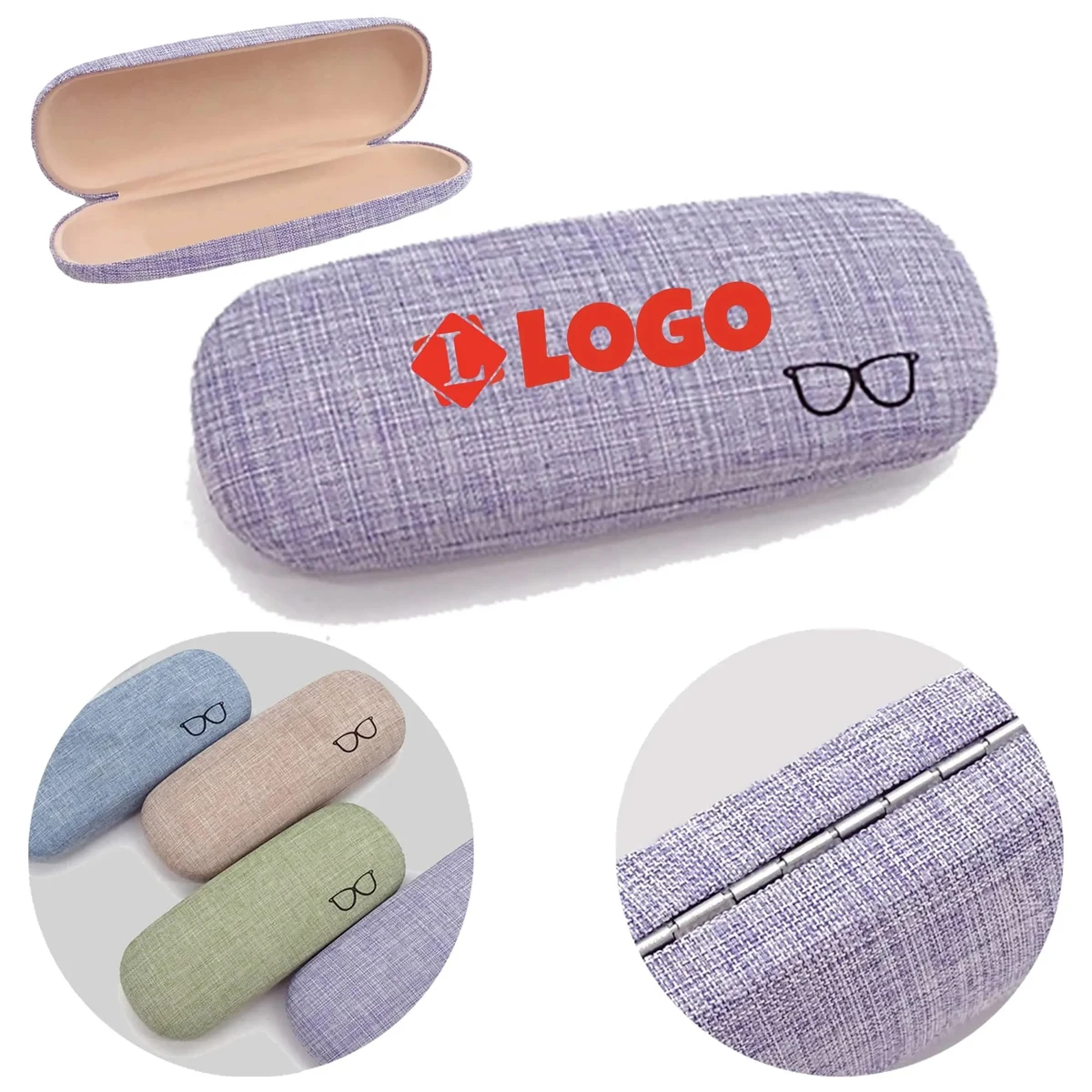 Portable Foldable Triangular Eyeglass Case 1