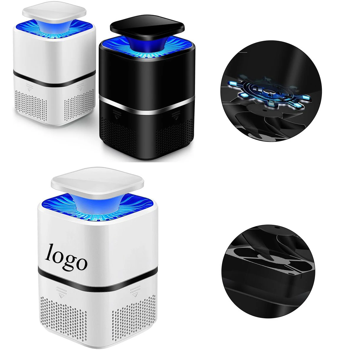 Compact Electric Mosquito Trap With Custom Laser Engraving 1