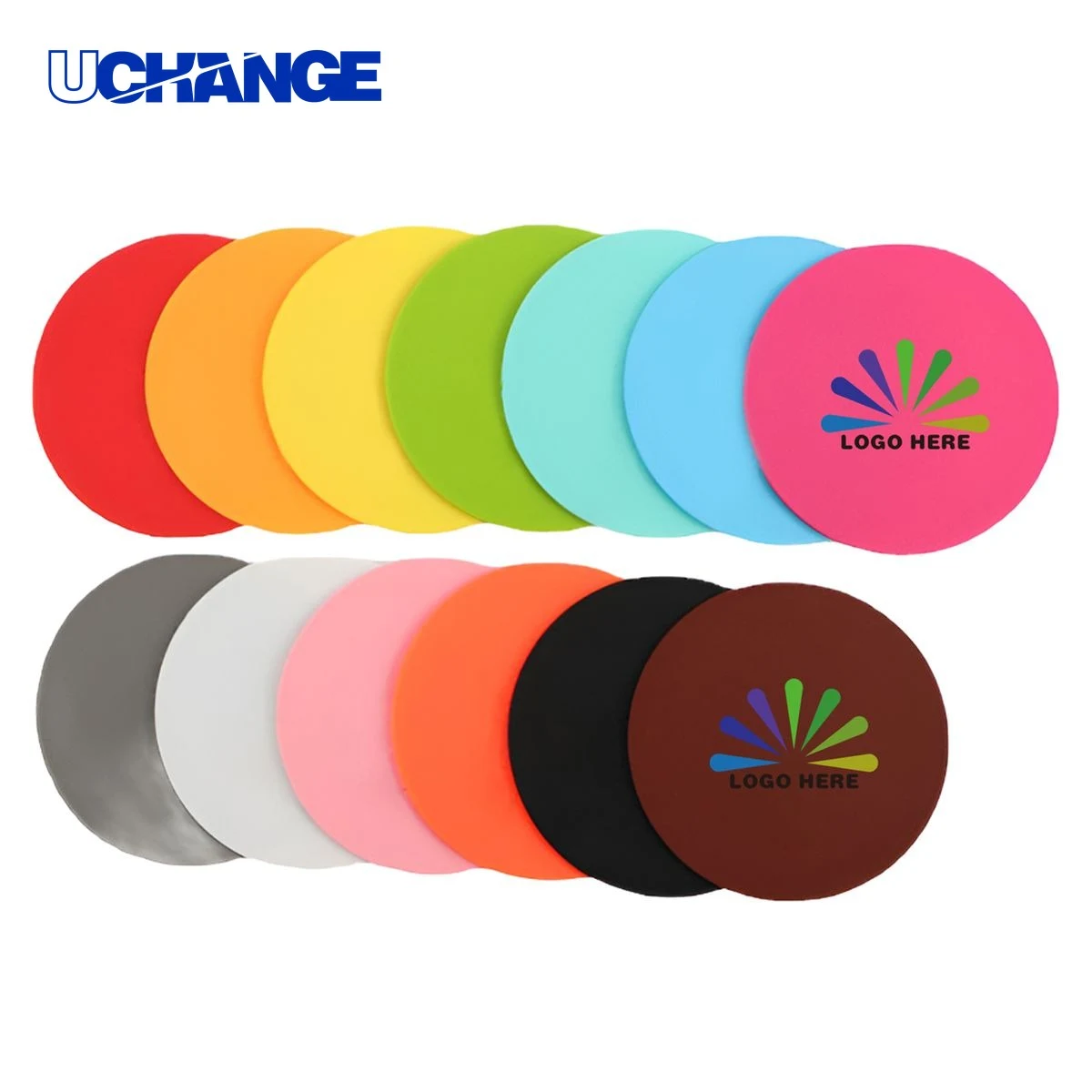 Custom PVC Non-Slip Drink Coaster Mat 1