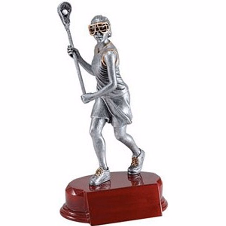 7-1/4" Lacrosse-Female Resin Figure