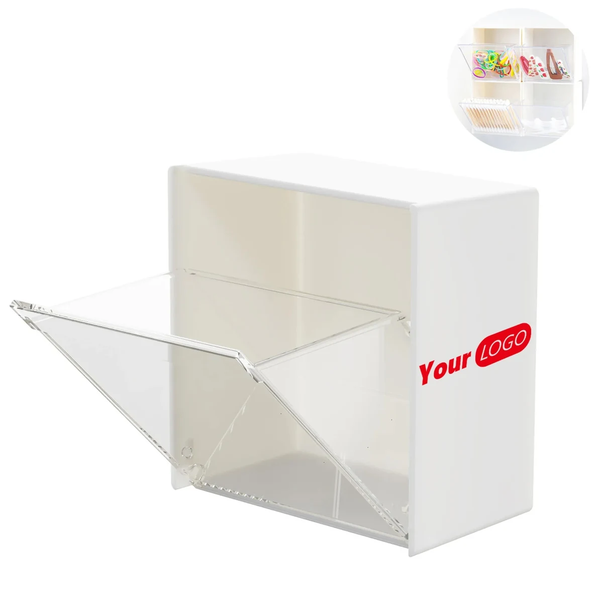 Wall Mounted Flip Storage Box 1