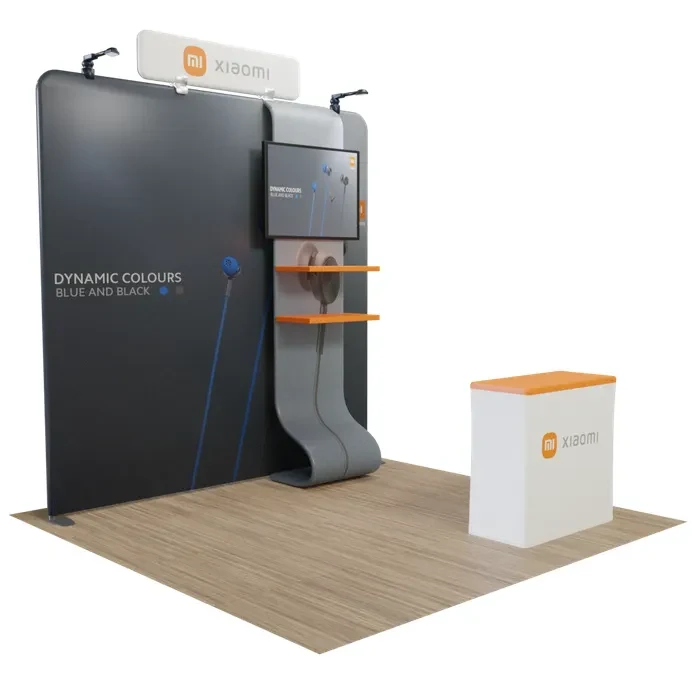 Media Display Straight 10 ft 1