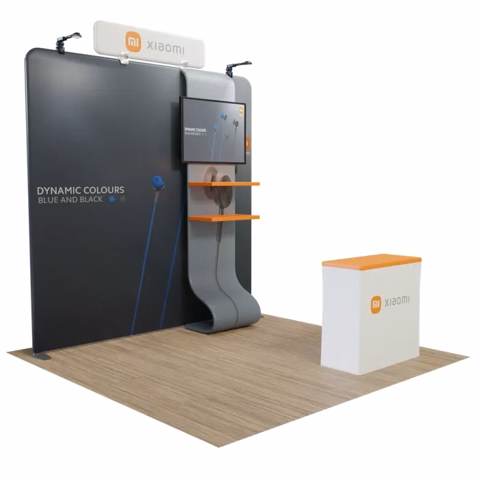 Media Display Straight 10 ft