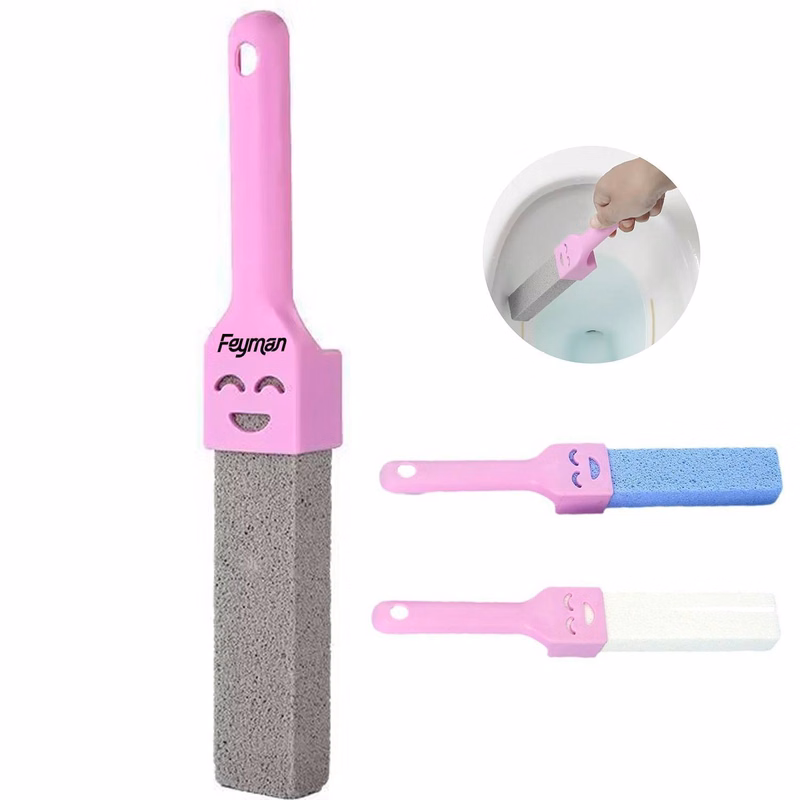 Pumice Stone Toilet Cleaning Brush w/ Handle