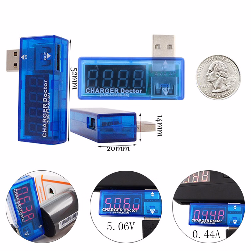 USB Charger Doctor Voltage Current Meter Tester