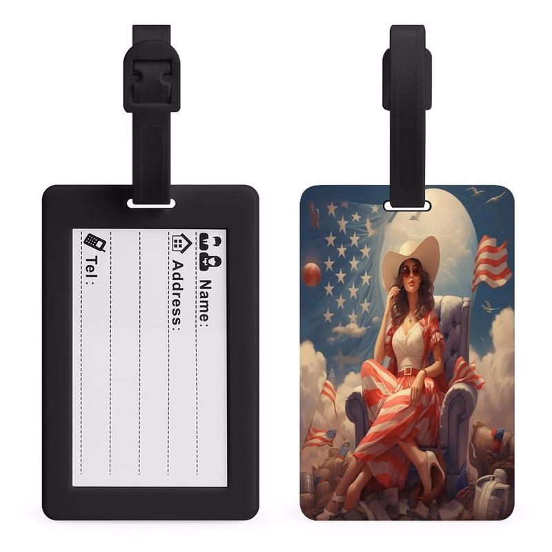 TPU Luggage Tag with Information Card
