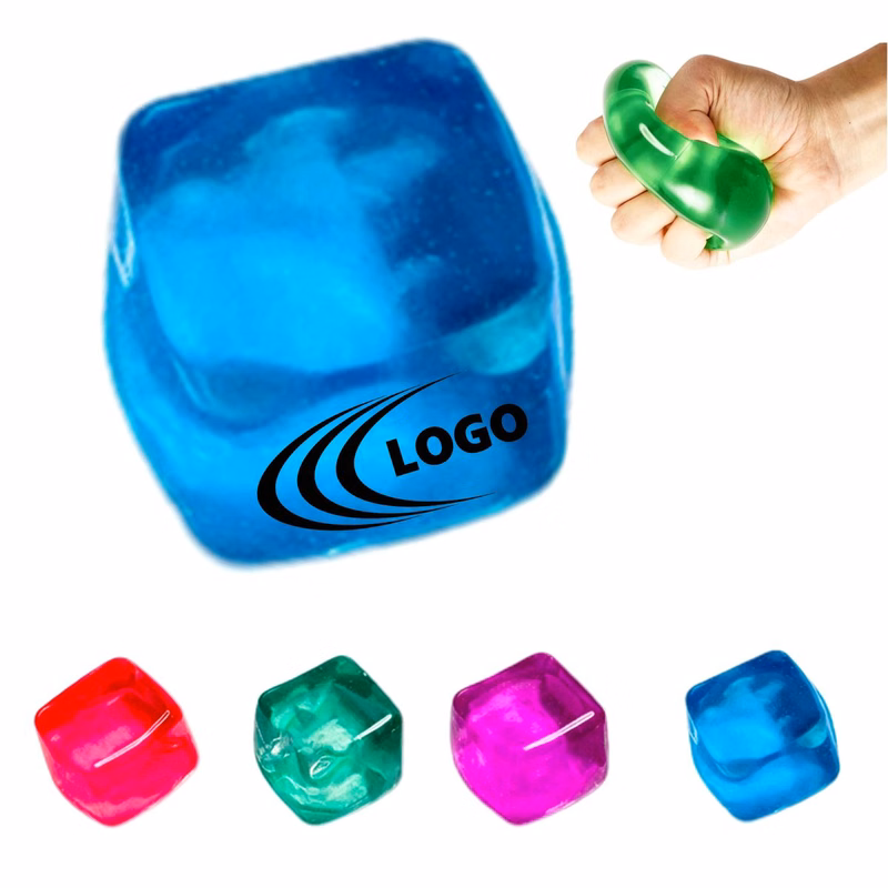 2" x 2" Ice Cube Shape Stress Relief Toy
