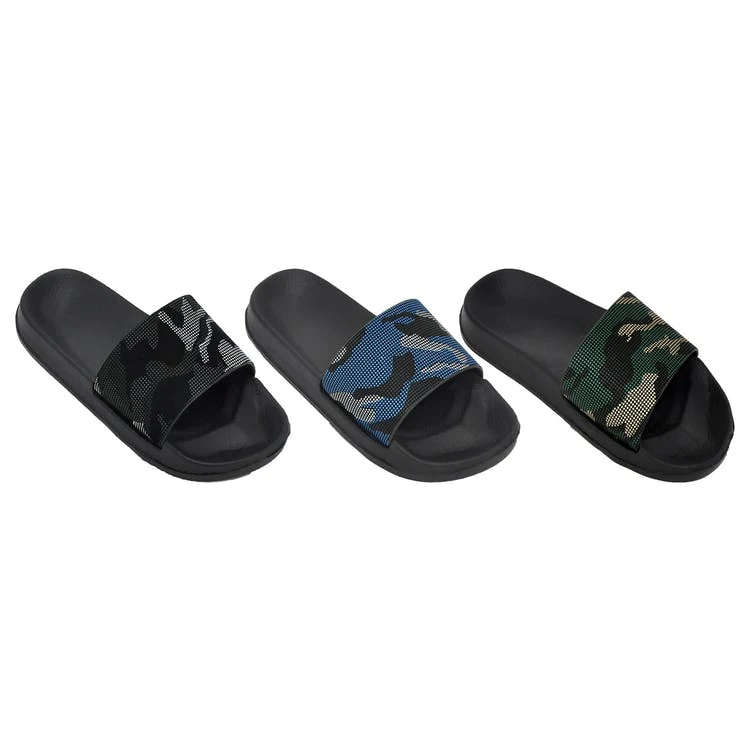 Boys' Camo Slides - Assorted Sizes 11/12-4 Age 4-8 Years 1
