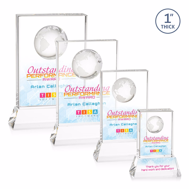 Ambassador VividPrint™ Award on Base - Clear