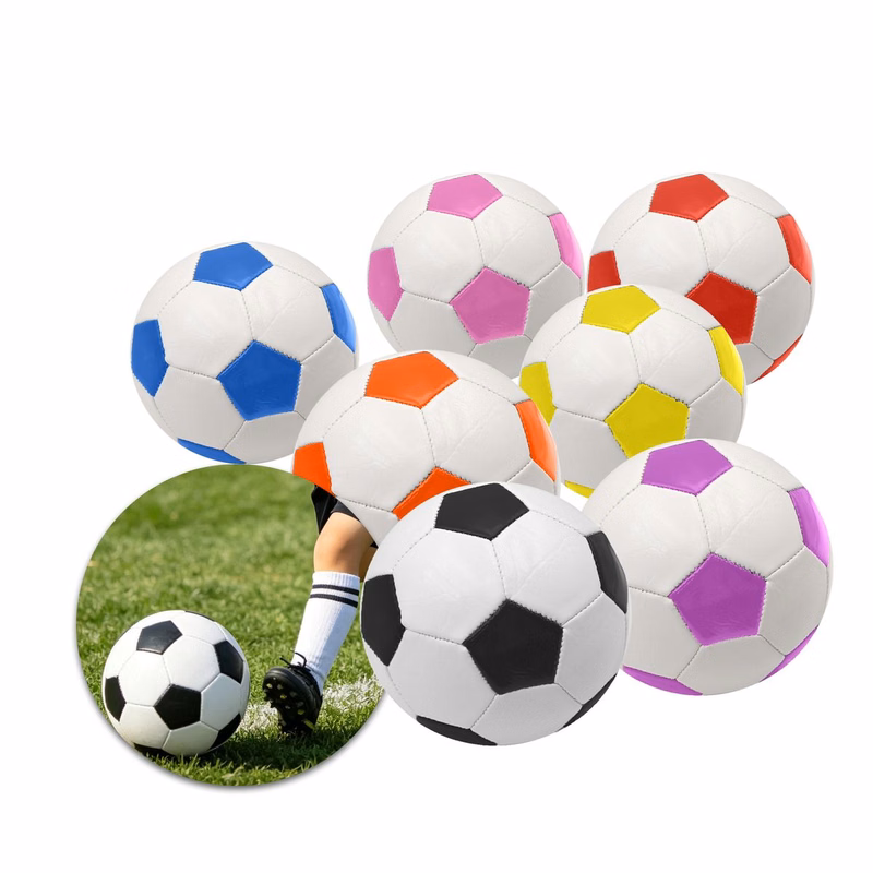 PVC Leather Machine-Sewn Soccer Ball