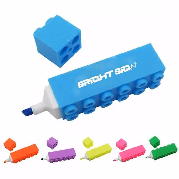 Creative Interlocking Building Block Highlighter
