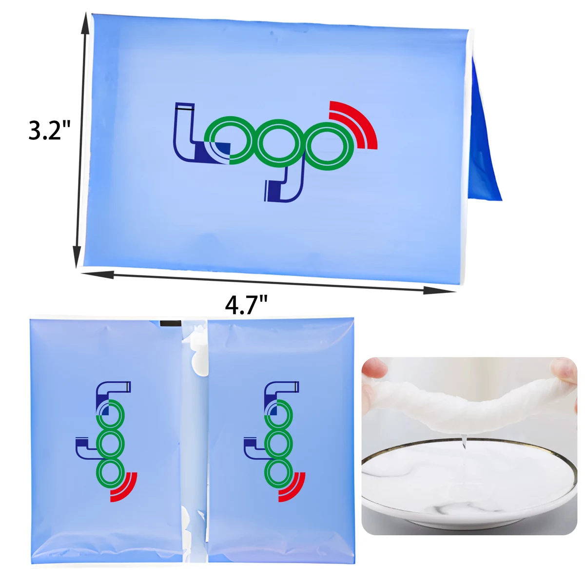 Personalized Full Color Mini Packet Napkins 1