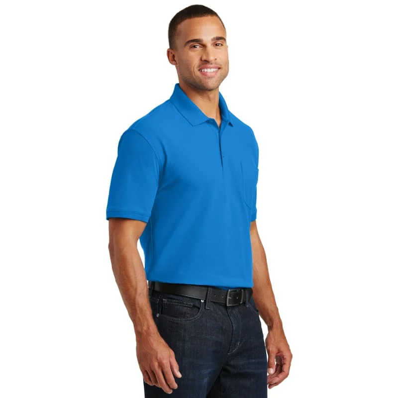 Port Authority Core Classic Pique Pocket Polo. 1