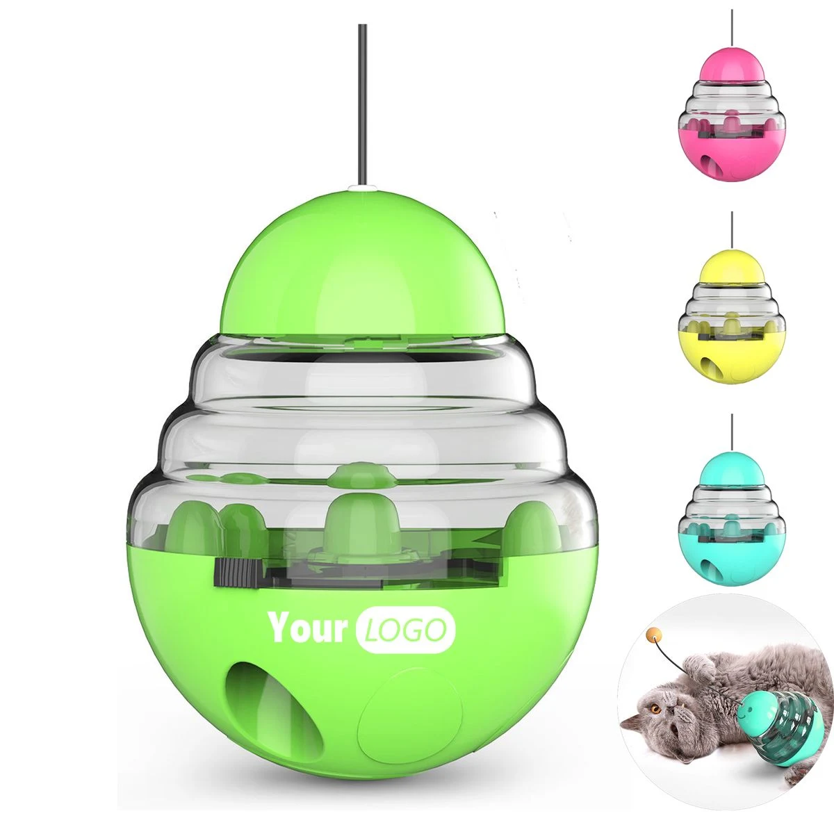 Plastic Cat Treat Dispenser Toys 1