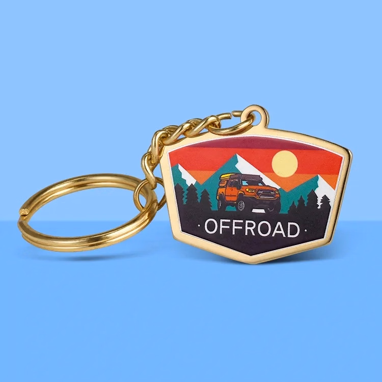 Metal Print Keychains 1.25"