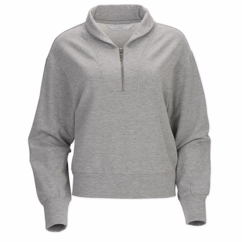 BOXERCRAFT WOMEN'S DREAM FLEECE 1/4 ZIP PULLOVER