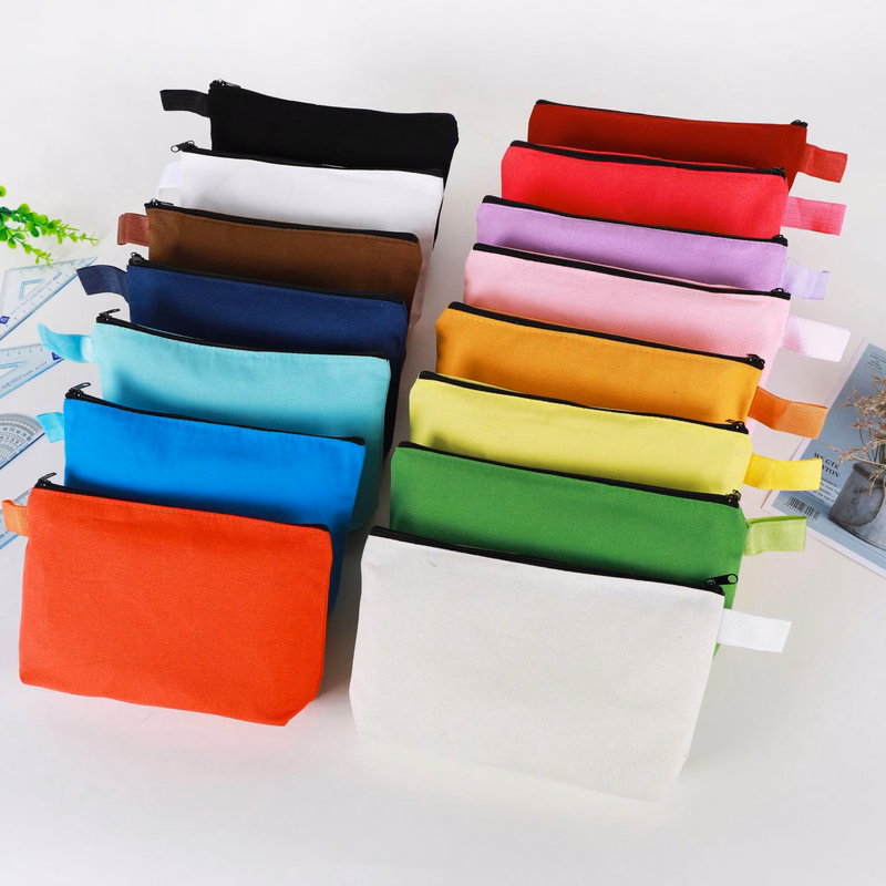 Multipurpose Canvas Zipper Pouch