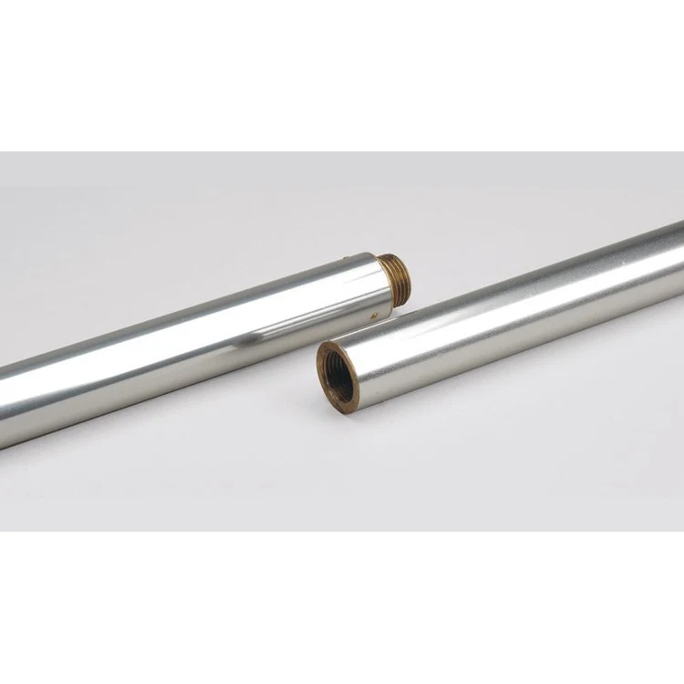 Silver Aluminum Indoor Flagpole - 9' Length 1-1/4" Diameter 1