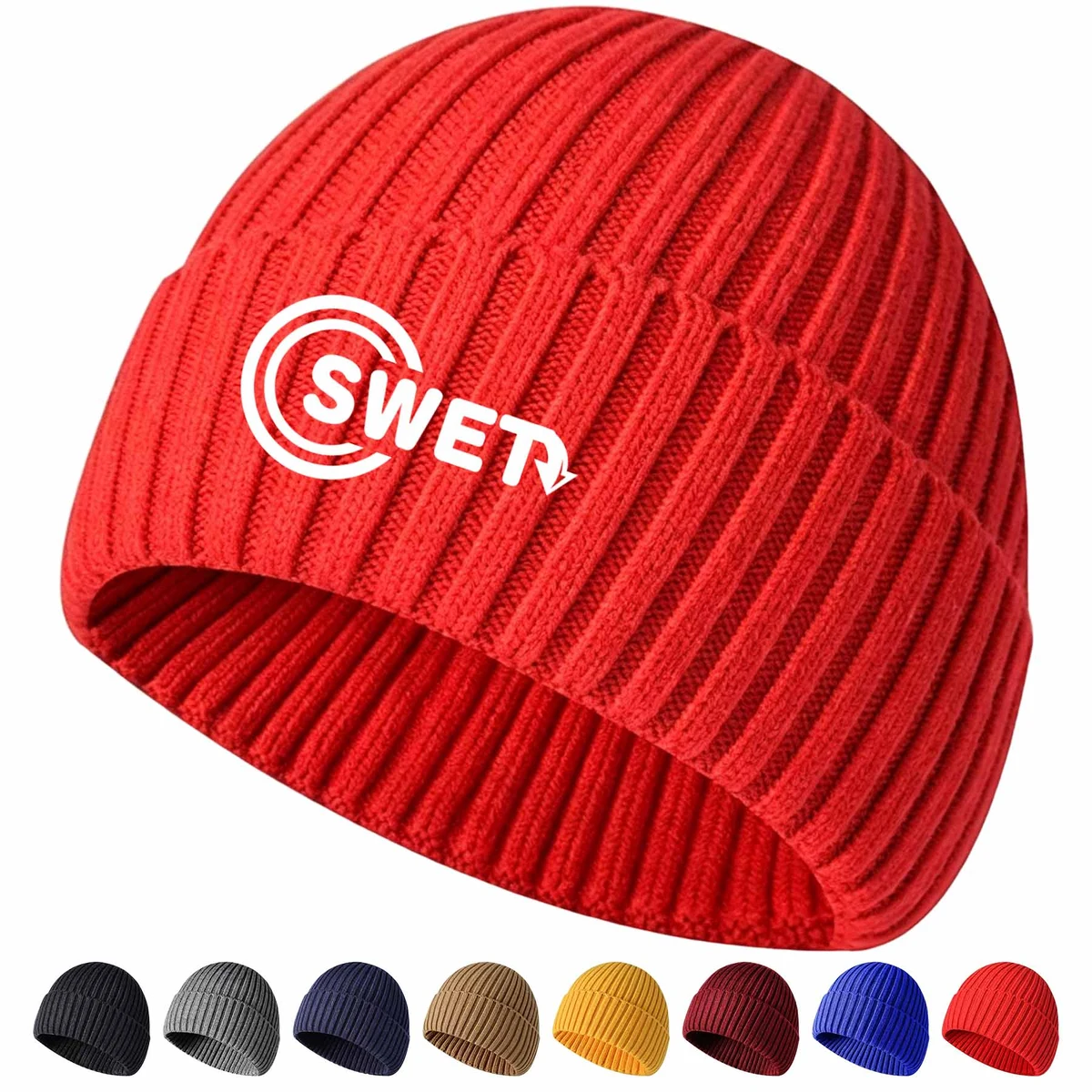 Embroidered Knit Beanie 1