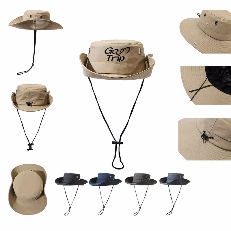 Bucket Hat with Chin Strap