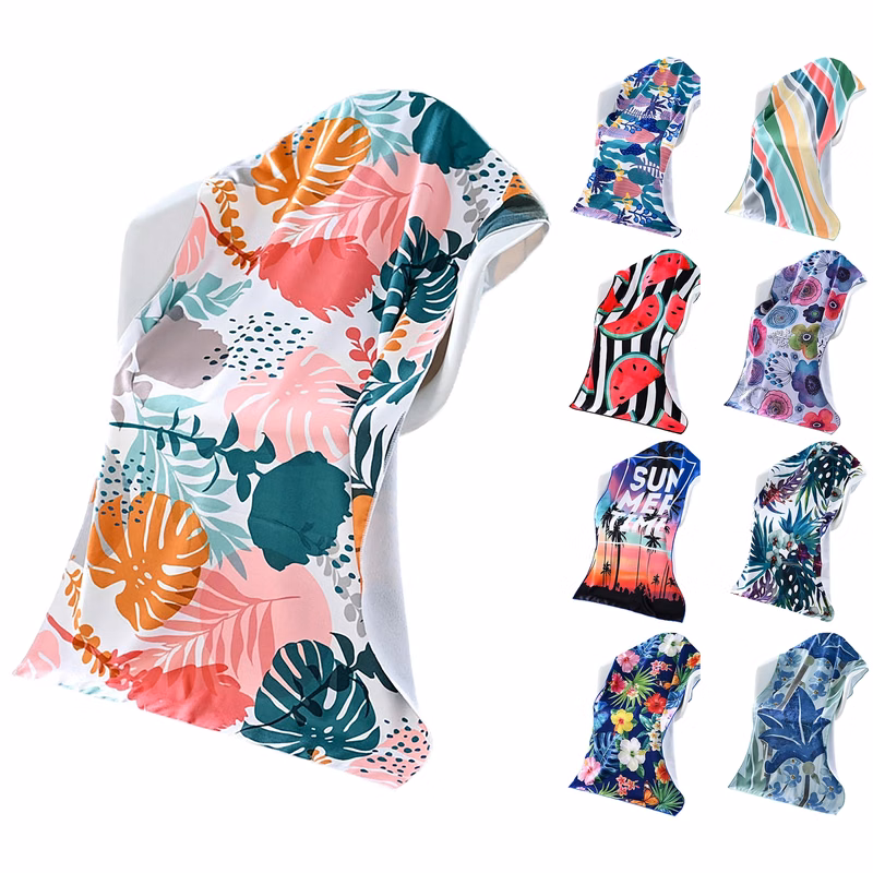 MOQ 50pcs 28" x 60" Super Absorbent  Microfiber Beach Towel